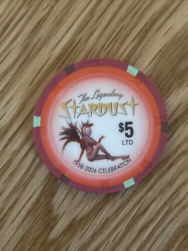 The Legendary Stardust Las Vegas 1958 - 2006 Celebration $5 Casino Chip