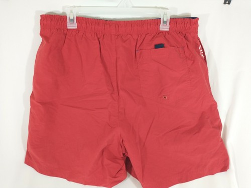 Nautica XXL Red Swim Trunks Board Shorts With Liner Stretch Waist 36 - Picture 2 of 7