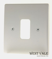 GET Ultimate Grid - GUG01G - One Module Grid Switch Front Plate and Frame New