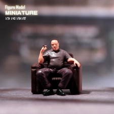 1/64 Tony Soprano Sofa Scene Props Minitures Figure Doll For Cars Vehicles Toys