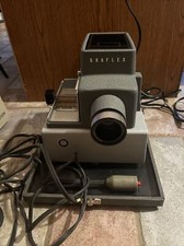 VINTAGE Graflex Constellation Slide Projector Works Comes With Case And Clicker