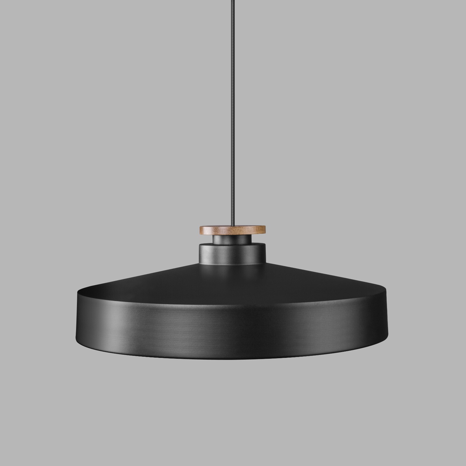 Lámpara Colgante Nordic Loft - Lámpara Colgante Industrial Minimalista, Negro Calle: L