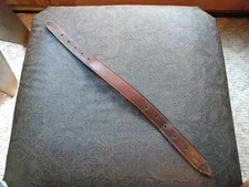 Vintage Victor Quality Dark Oil Leather Crown Strap for Western Show Halter