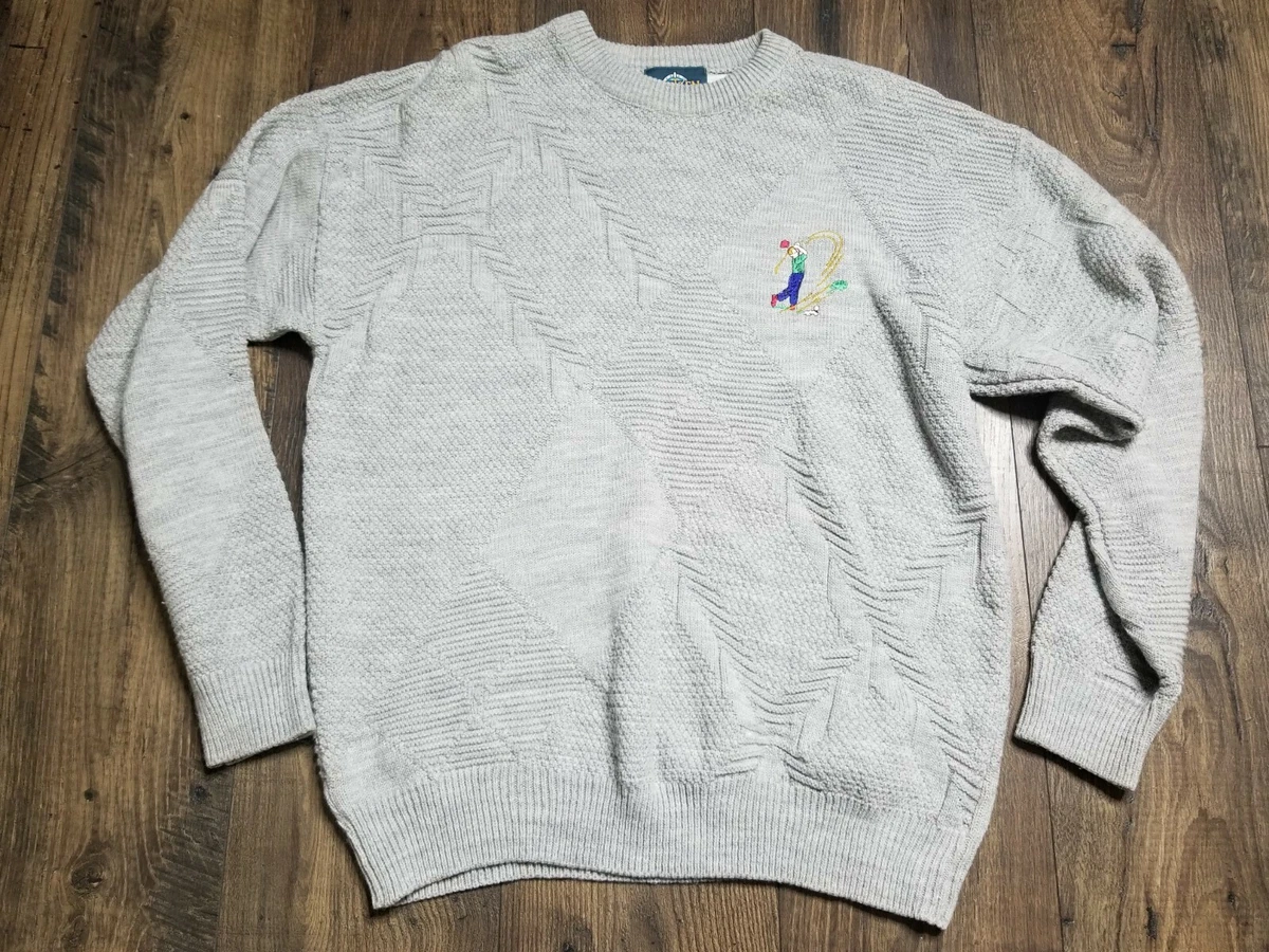 Grey golf shop sweater