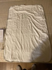 IKEA SKOTSAM Cover for changing pad, white, Gray, 21 5/8 x 32 5/8 NIP Hearts