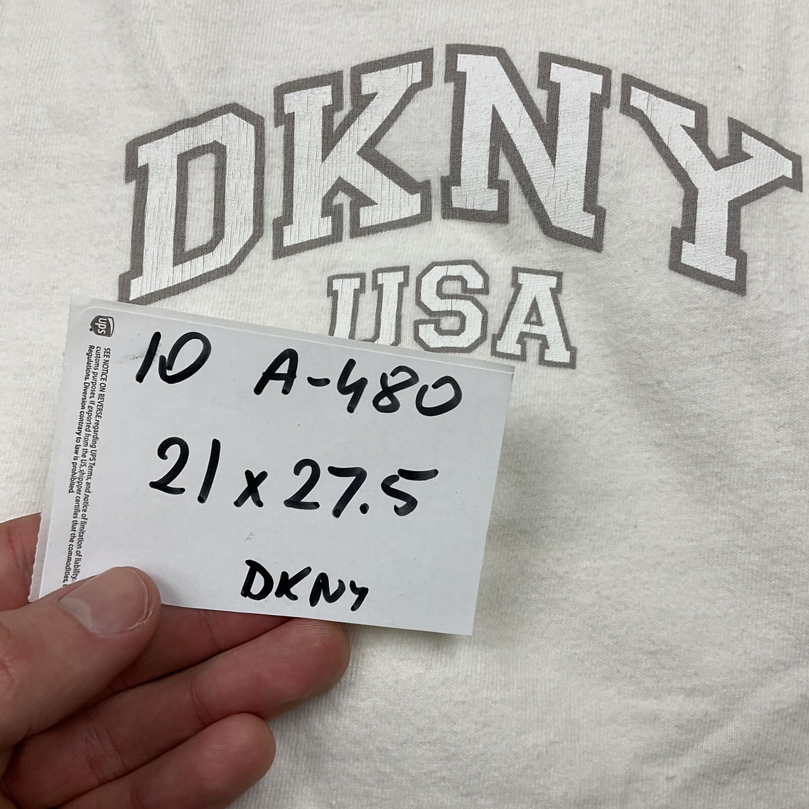 DKNY Classic Designer White Basic Simple Staylish… - image 8