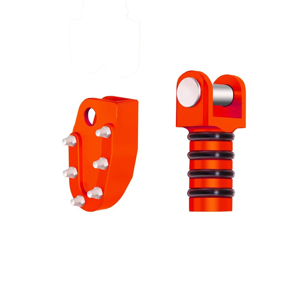 Rear Brake Pedal & Shift Lever Toe Peg Set For Suzuki DRZ 400E/400S/DRZ400SM – Aluminum, Anodized, 2 Pieces
