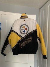 Vintage Pittsburgh Steelers Pro Player Puffer Coat By Danial Young Men  s XL