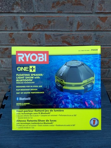 Ryobi Floating Pool Speaker/ Light Show 
