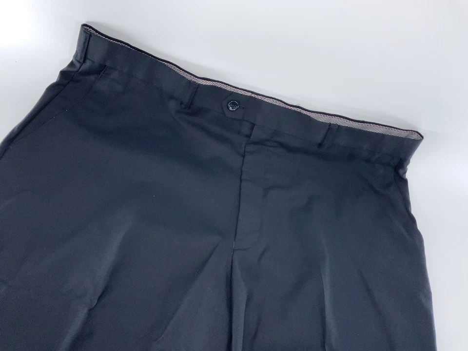 Pantalones de vestir Giorgio Cerruti 39x27,5 azul poli viscosa hechos en Italia YGI Y3-105 Foto 3 de 4
