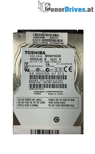 Toshiba - MK6475GSX - 640 GB - SATA - Pcb: G002825A*