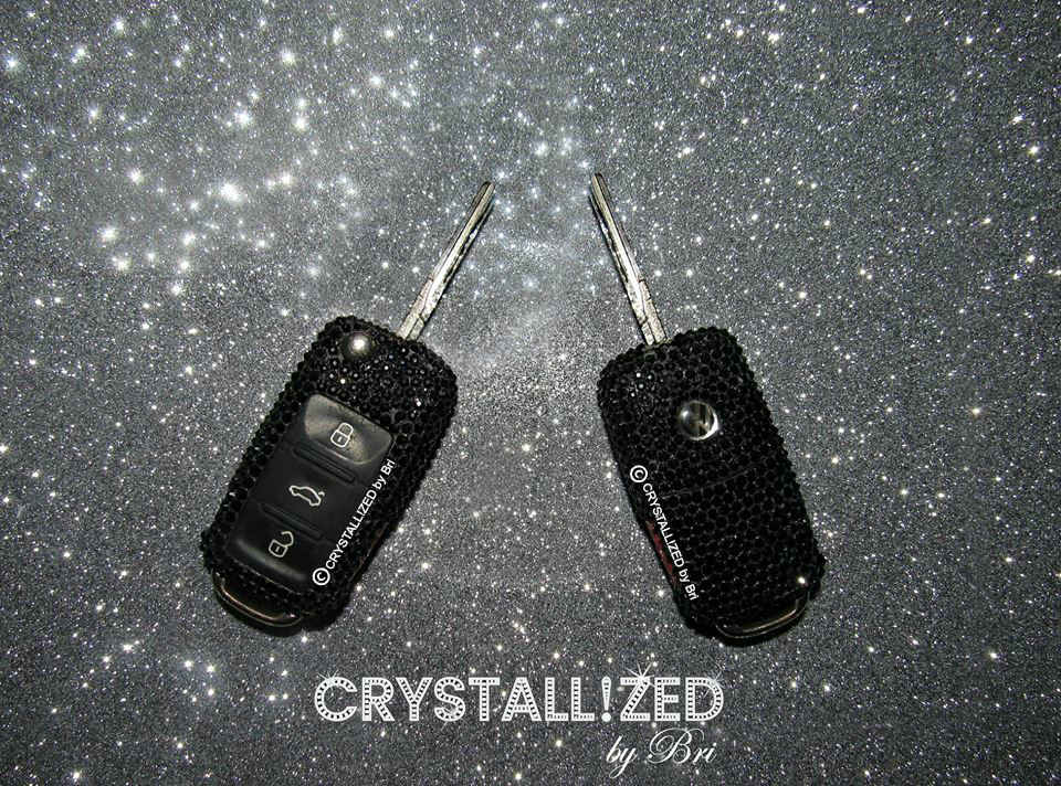 Bling Any Car Key Fob AUSTRIAN CRYSTALS Maserati Benz BMW Audi Bedazzled Custom