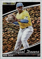 2022 Topps Update Rafael Devers #BG-5 Topps Black Gold Boston Red Sox 1C