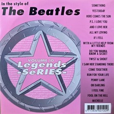 10 BEATLES   LEGENDS  KARAOKE  LOT VA