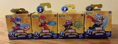 Marvel Avengers Mighty Verse Collection Iron Man Thor Captain America Thanos 4
