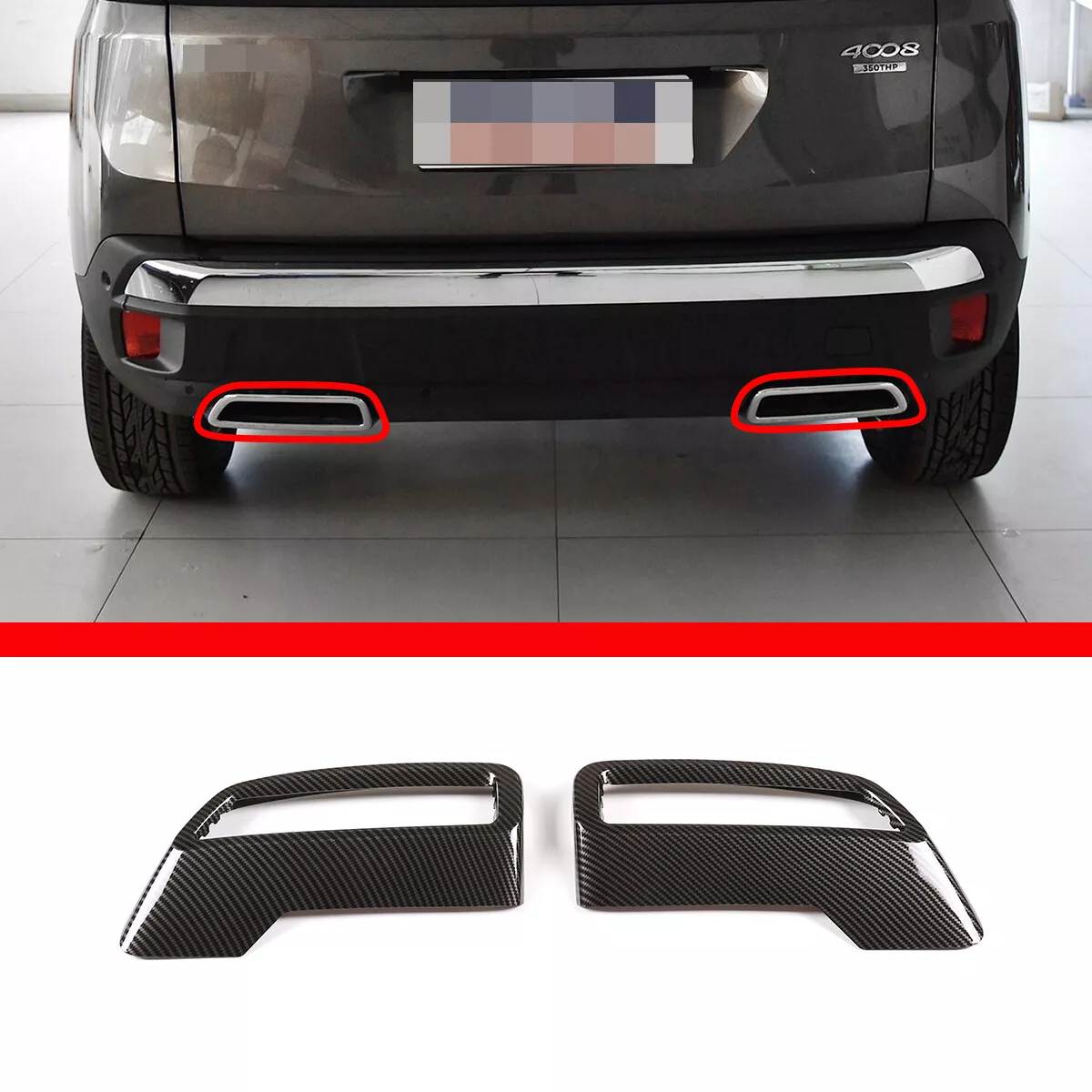 Peugeot 3008 online exhaust trim