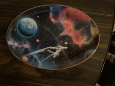 Star Trek Plate Second Star From The Right-Space The Final Frontier-Hamilton Co
