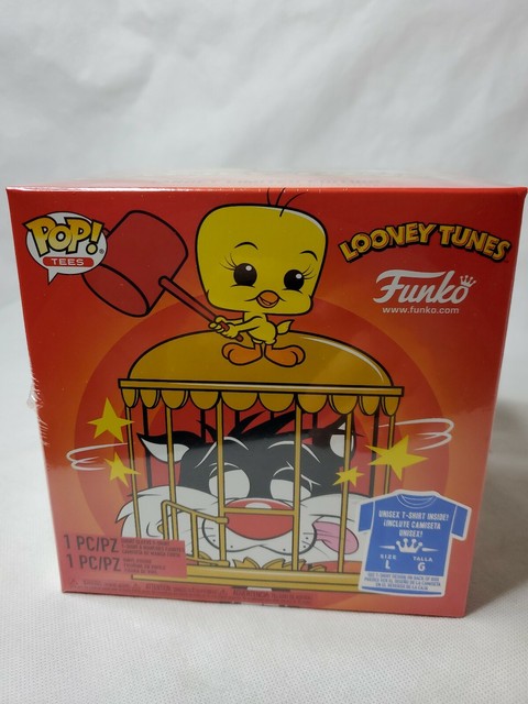 Funko Pop Tees Flocked Sylvester Tweety Looney Tunes Target Limited Edition | eBay