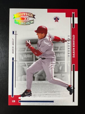 2004 Throwback Threads Gold Proof #2 Darin Erstad #'d 94/100