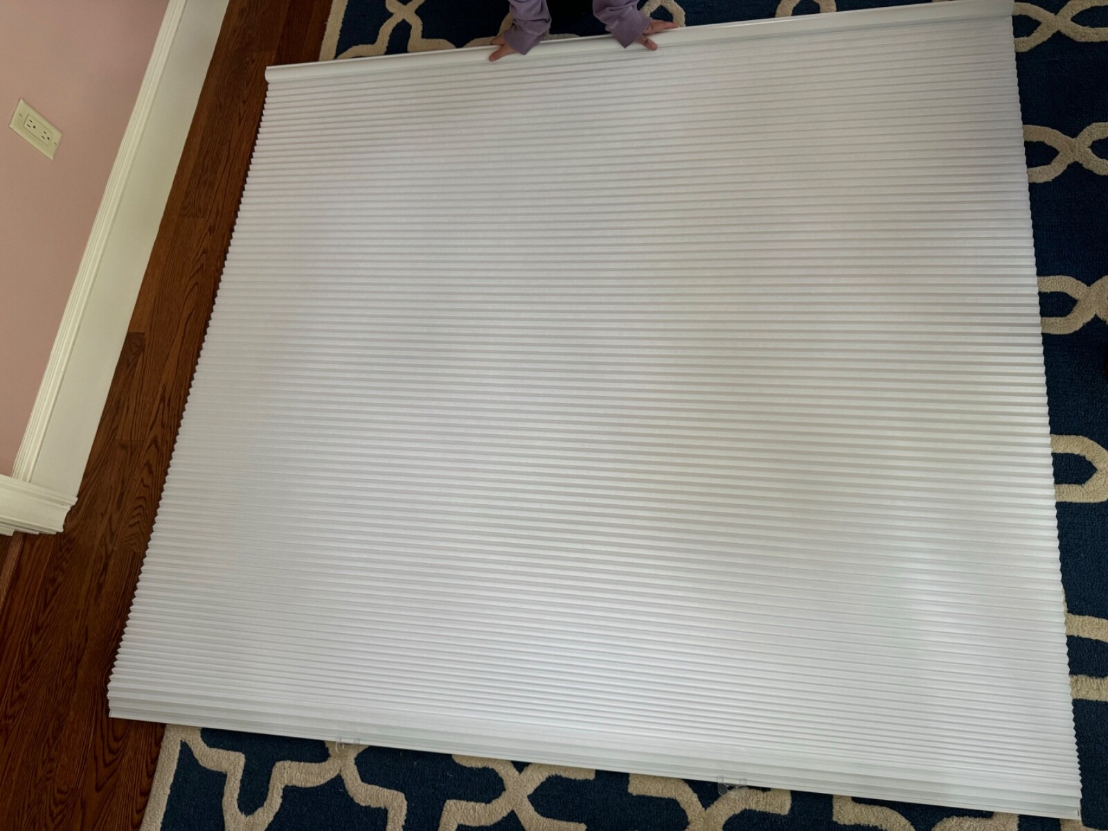 4 X Large Honeycomb/Cellular Cordless Window Shades