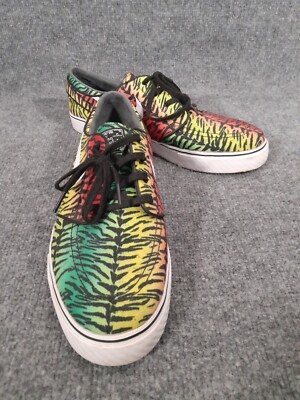 Nike Zoom Sneakers Mens 12 Stefan Janoski Canvas Tiger Pack 615957-613 Skater