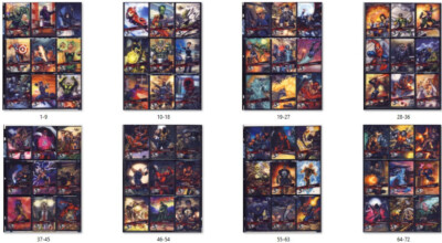 2015 Marvel 3D Lenticular Parallel Base Card: YOU PICK!