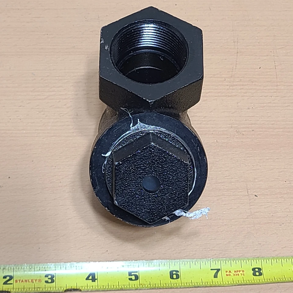 Flo Pro 1.25" Cast Iron Ball Check Valve FPBVA125 with Anti Siphon Plug FPASV15 - Image 2 of 4