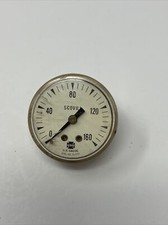USG U.S. Gauge SCOVILL 1.5'' Pressure Gauge 0-160 PSI Made In USA METER Works!