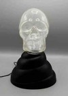 Vtg Can You Imagine Glass Plasma Skull Halloween Prop Lightning Lamp Decor WORKS