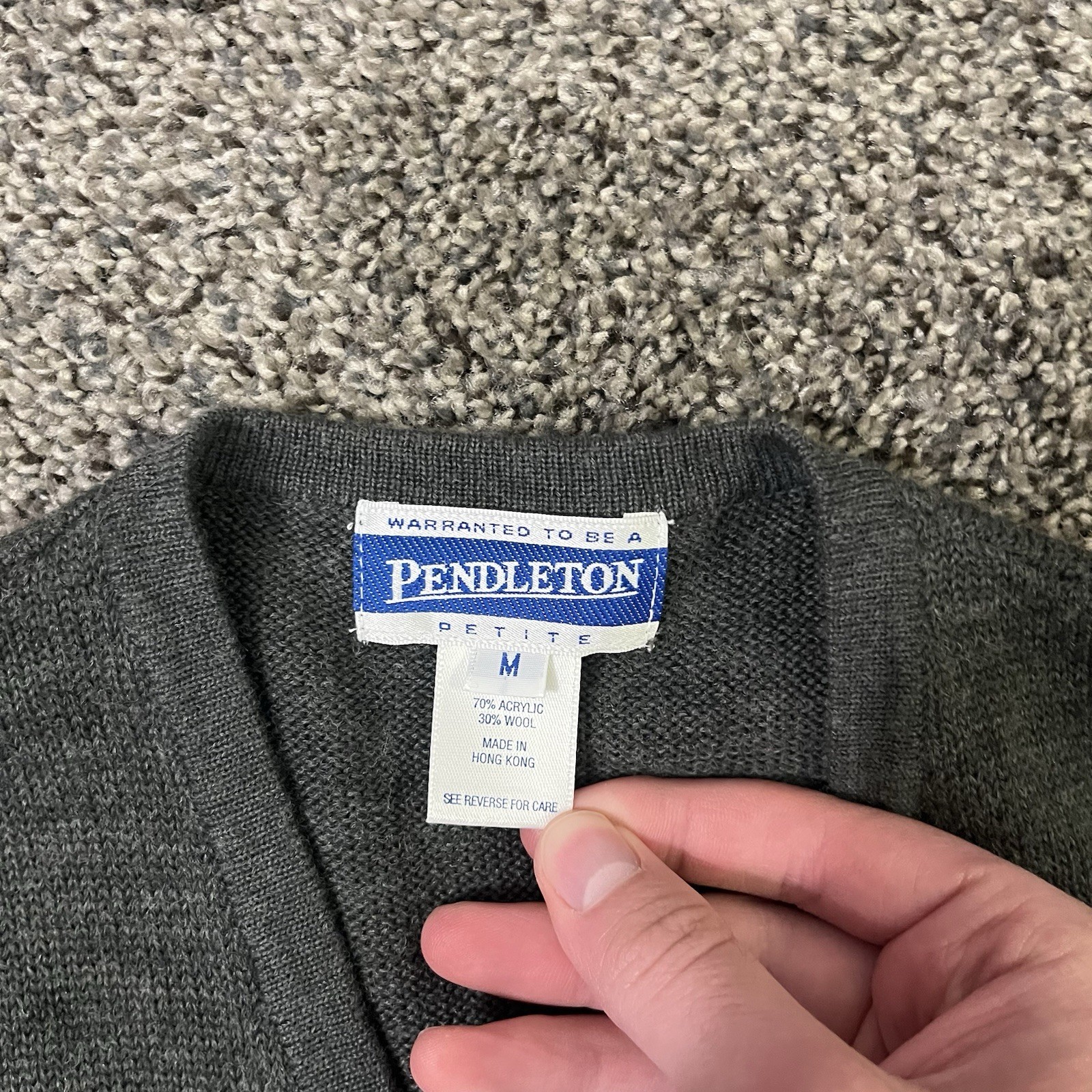 Pendleton Vest Button Wool Blend Career Wear Cott… - image 5