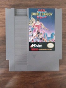 Double Dragon II 2 The Revenge In Box  w/Poster! Nintendo NES Untested