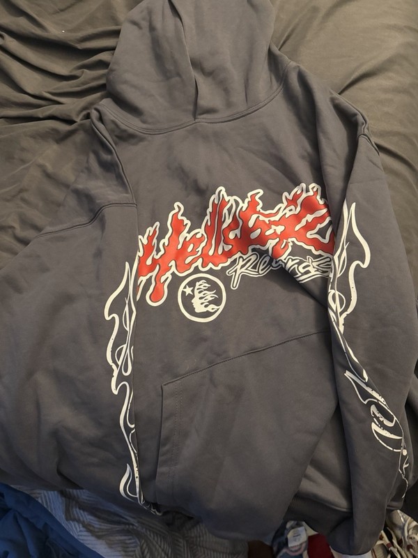 Grey Men's Hoodie Size Large