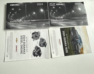 2024 GMC Sierra 1500 Owner’s Manual Set – OEM Factory Original