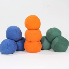 Juggling Balls - Lightweight 90g Beanbag Balls - Super Soft - Set of Three B...