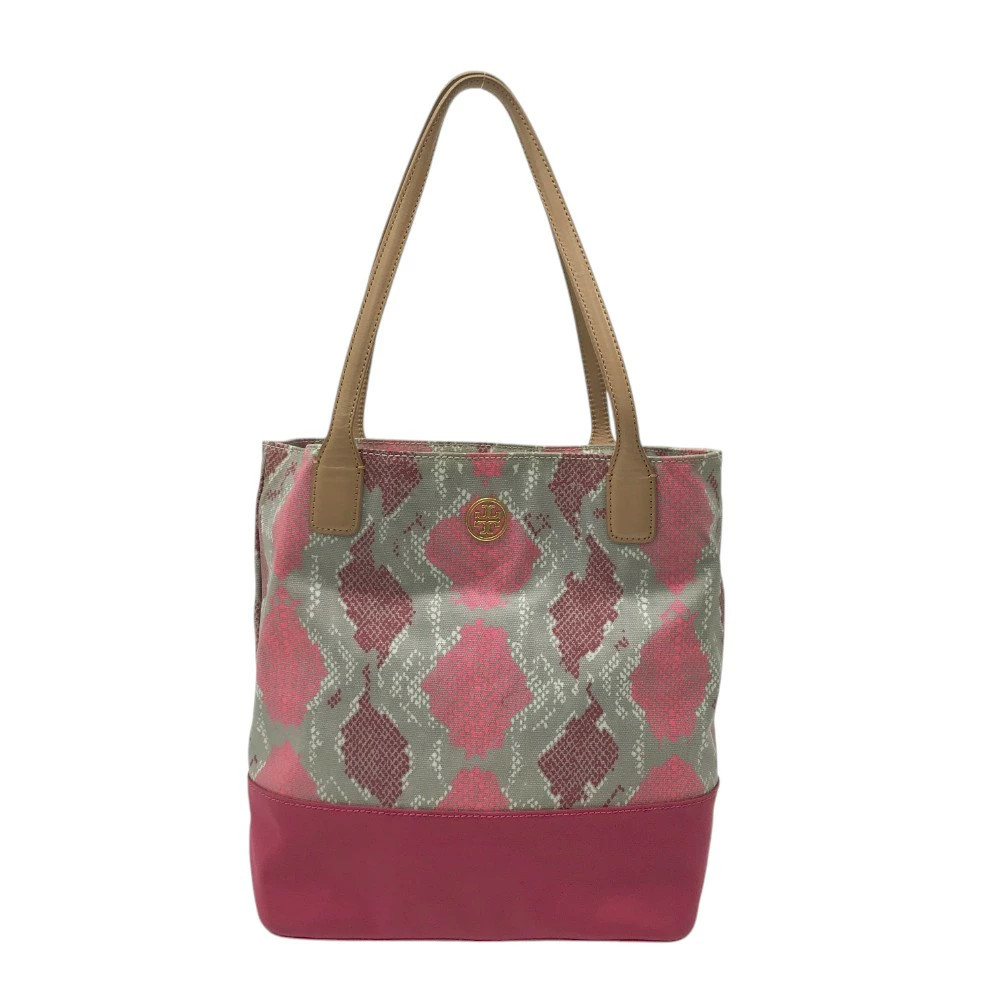 TORY BURCH Tote Bag python pattern Pink - image 1
