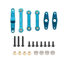 Aluminum Ball Bearing Crank Steering Assembly Set for TAMIYA TT02 TT02D 1/10 RC
