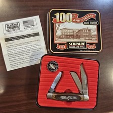 Schrade Old Timer 100 Anniversary knife 34OT made in USA NEW In Box w/ Paperwork