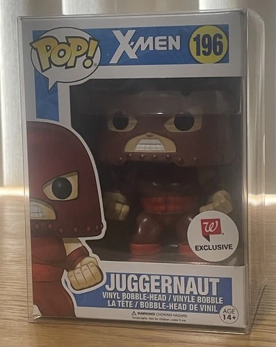 Juggernaut Funko Pop! #196 Marvel X-Men Walgreens Exclusive + Protector