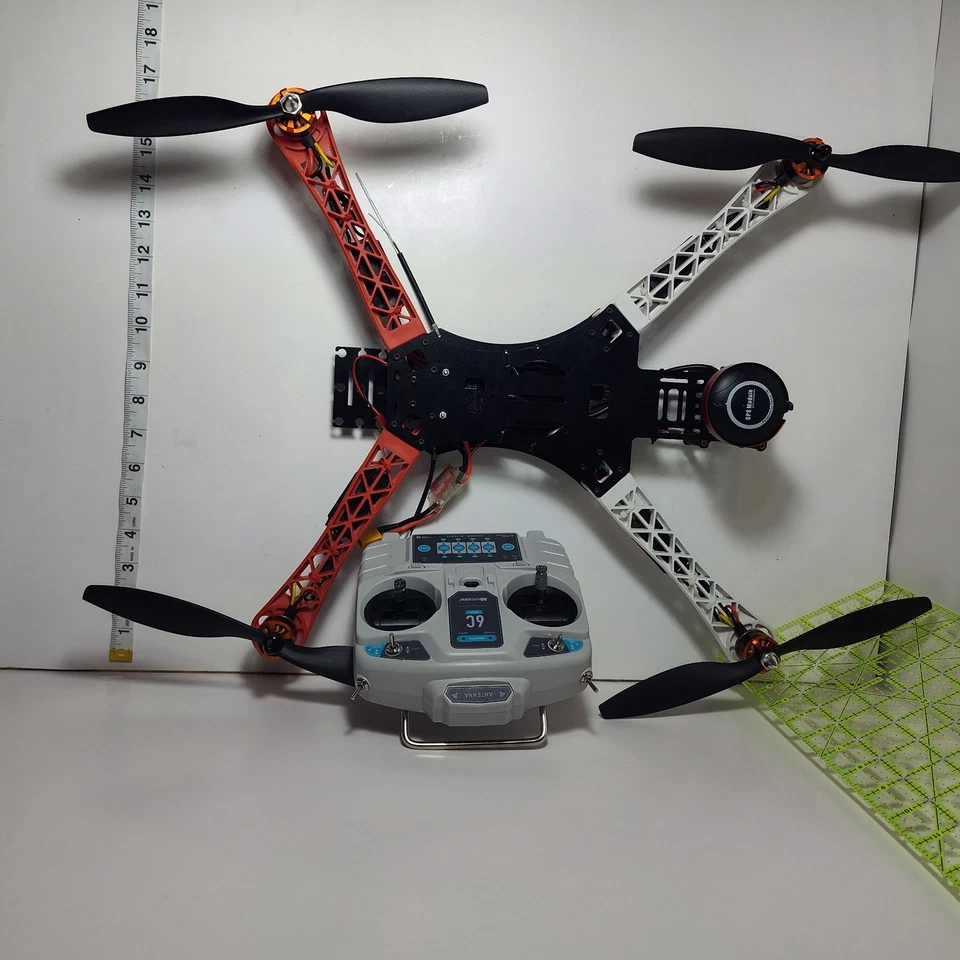 Custom Alien 500 GPS Drone RTF APM 2.6 3S/4S Camera Ready w/ TX 10" Props - Image 3 of 4