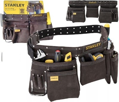 Stanley Werkzeuggürtel Werkzeugschürze Leder mit 5 Taschen STST1-80113