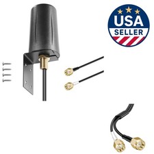 2x2 MIMO Omnidirectional 4G LTE  5G Antenna with 10ft Cable - Verizon  AT T