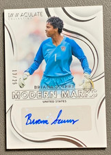 Briana Scurry 2024-25 Immaculate Modern Marks Silver Auto 13/25