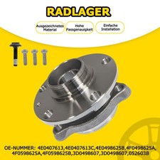 Radlagersatz 4E0407613C für VW Phaeton 3D Audi A8 D2 A6 C6 Avant R8 4E0407613