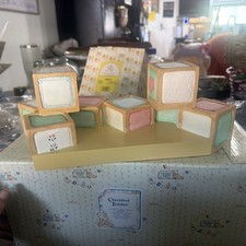 Cherished Teddies Christmas Display Blocks CRT004 In Box