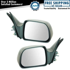 Manual Remote Side View Mirrors Pair Set NEW for 00-04 Tacoma Pickup Truck