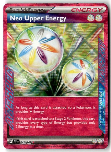Neo Upper Energy 162/162 Holofoil - Temporal Forces - PTCG - LP
