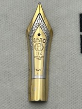 Nib for Montblanc 149 FP, 18C B Broad, vintage-Exc. Condition