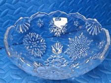 Mikasa Snowflake Frost Footed Bowl 9  Fruit B...