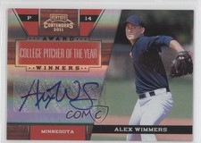 2011 Playoff Contenders Award Winners Signatures /149 Alex Wimmers #10 Auto 1x9