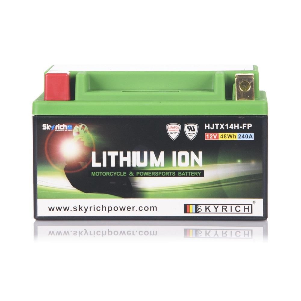 Genuine SkyRich YTX14-BS Lithium Motorcycle Battery Power Motorbike Scooter